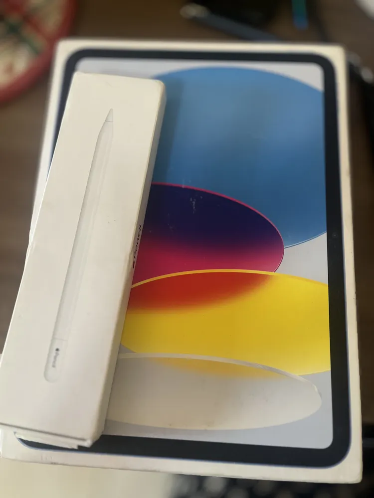 Ipad 10 Azul + Apple Pencil Kit Usb-c Garantia Brasil Nf Azul