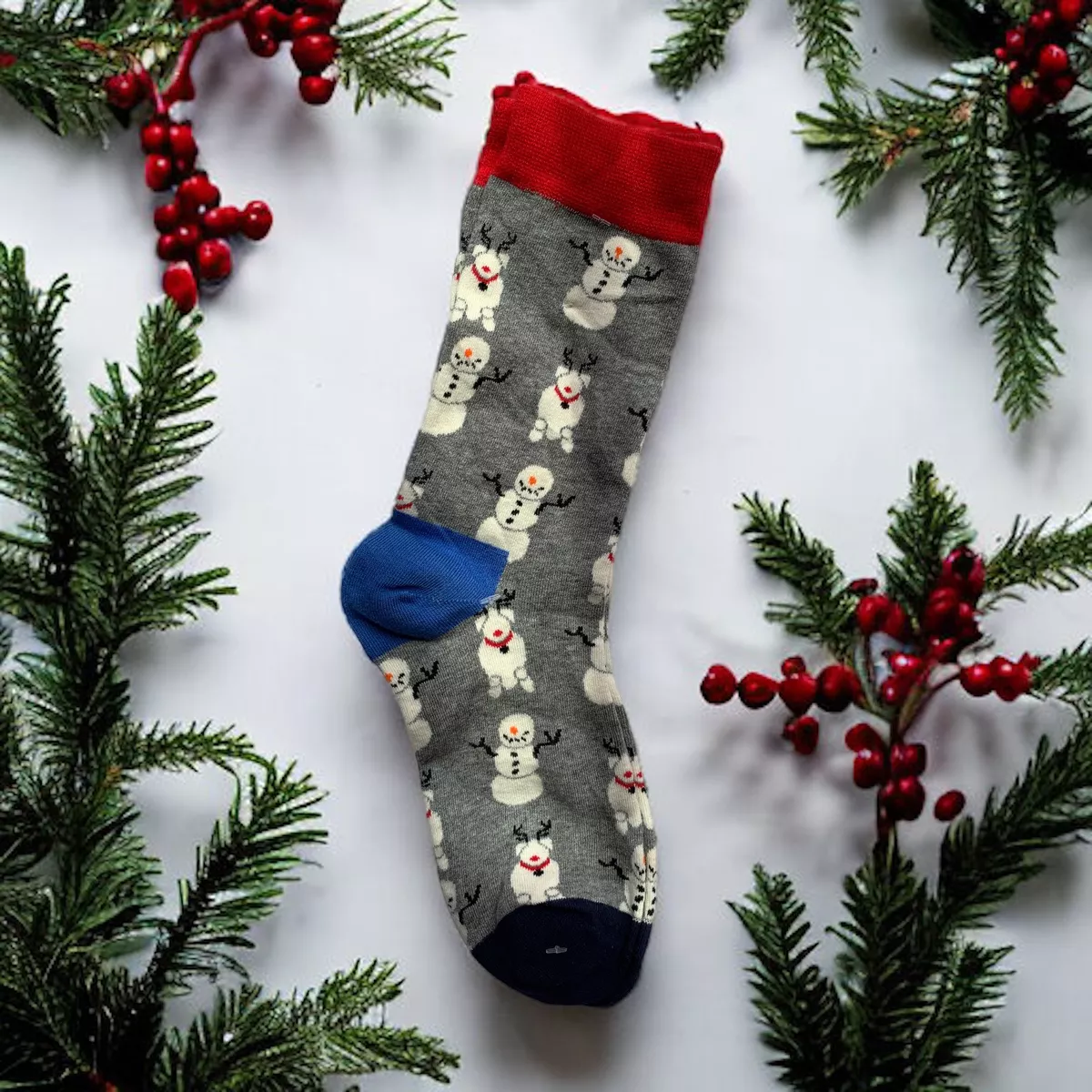 calcetines navideños mujer