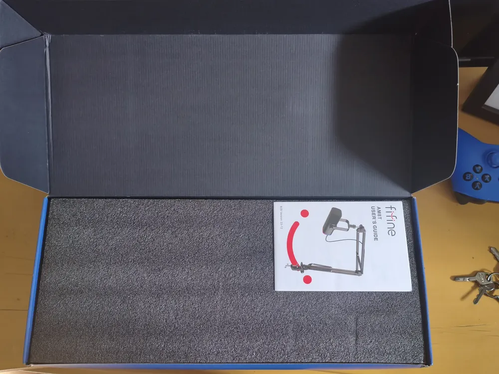 Foto del micrófono compartida por un comprador