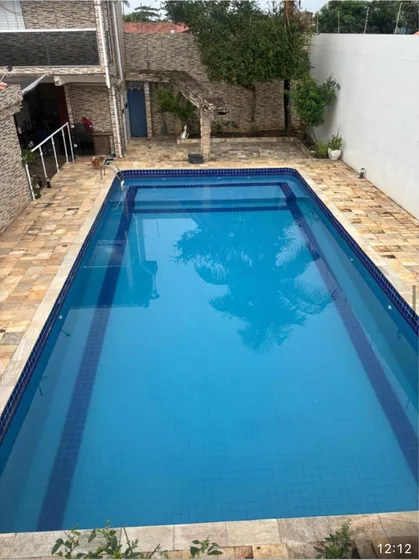 Vende-se Casa Na Praia De  Mongagua  Com Piscina Ar Condicionado E Churrasqueira Otima Oprtunidade Pertinho Da Pria