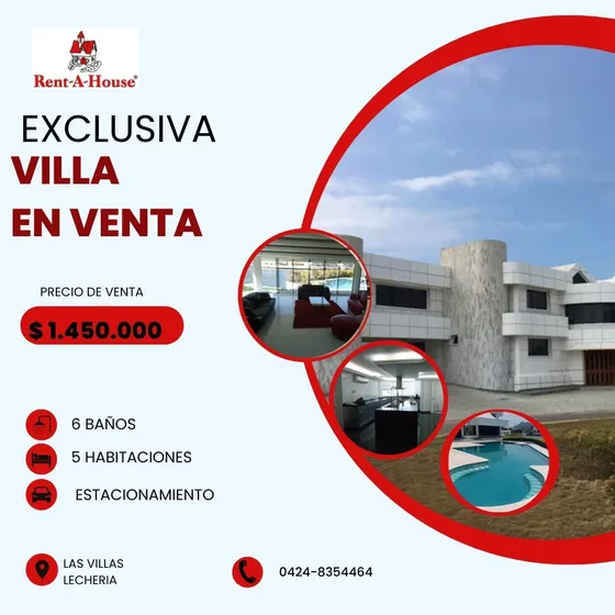 Vendo Exclusiva Villa, En Lechería
