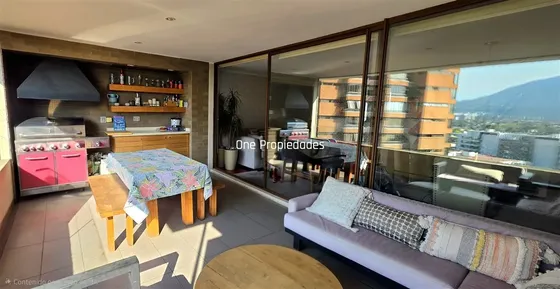 Depto En Venta Con Gran Terraza Norte 3d 3b En Las Condes