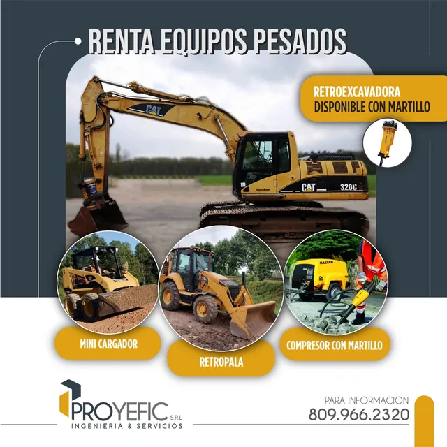 Renta De Retropala, Compresores, Minicargadores Y Retroexcav