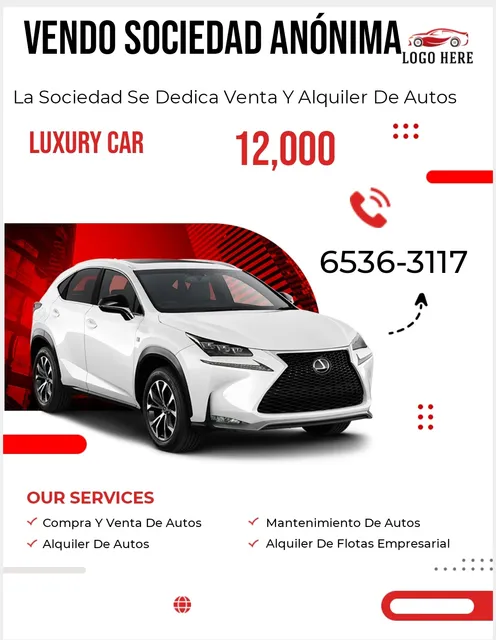 Vendo Sociedad Anónima 7años 