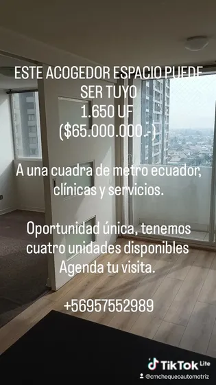 Departamento En Venta, Ubicado En Metro Ecuador.