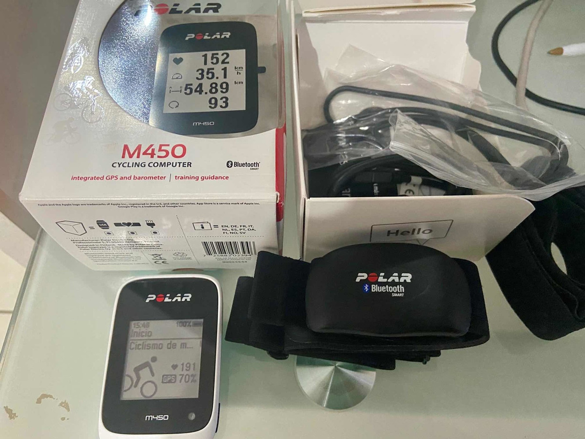 Ciclocomputadora Polar M450 Hr Gps Con Sensor H7 Bike Mtb | Mercado Libre