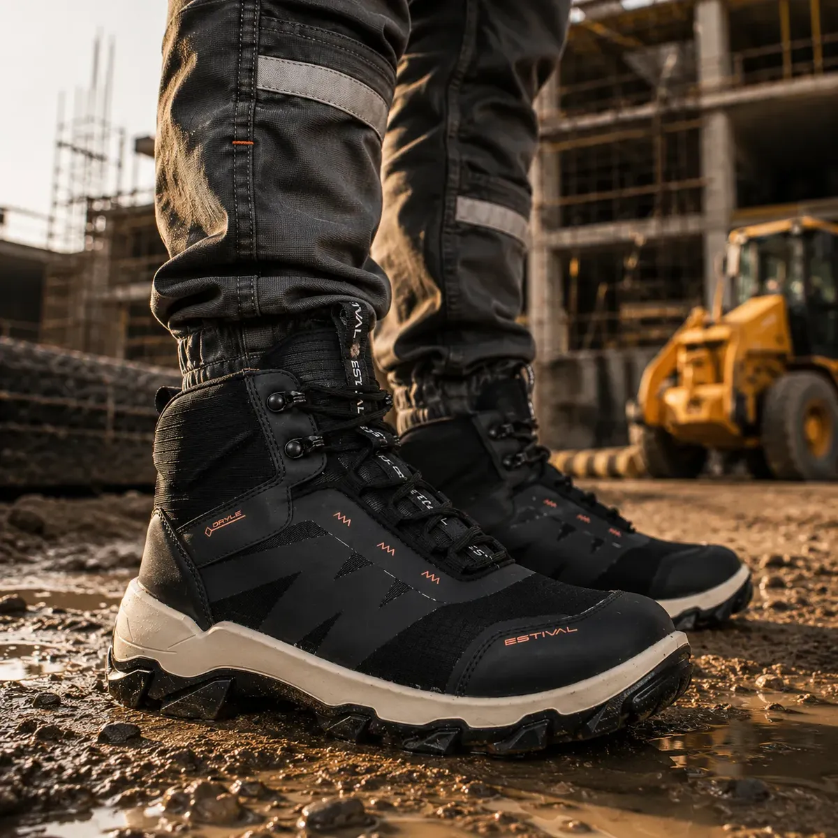 Bota Botina De Segurança Estival Hybrid Preta Com Ca 47843
