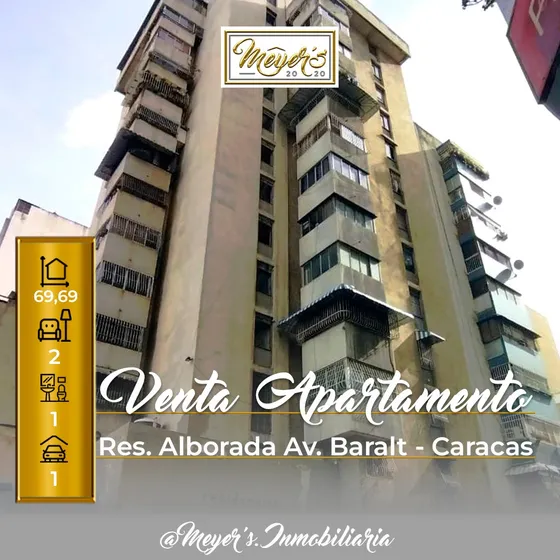 Venta De Apartamento En El Conjunto Residencial Alborada, Avenida. Baralt, Caracas.