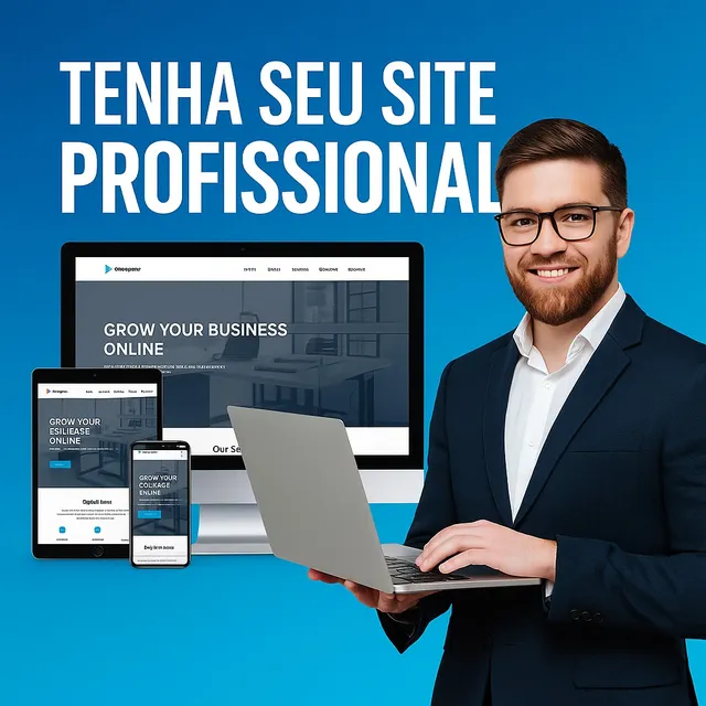 Site Profissional Responsivo  Ideal Para Empreendedores