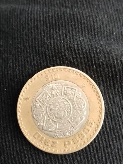 Vendo Monedas De 10 Pesos Mexicanos De 2007