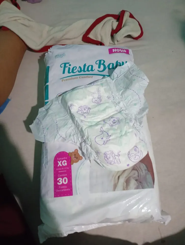 Fralda Descartável Infantil Fiesta Baby P/m/g/xg/xxg