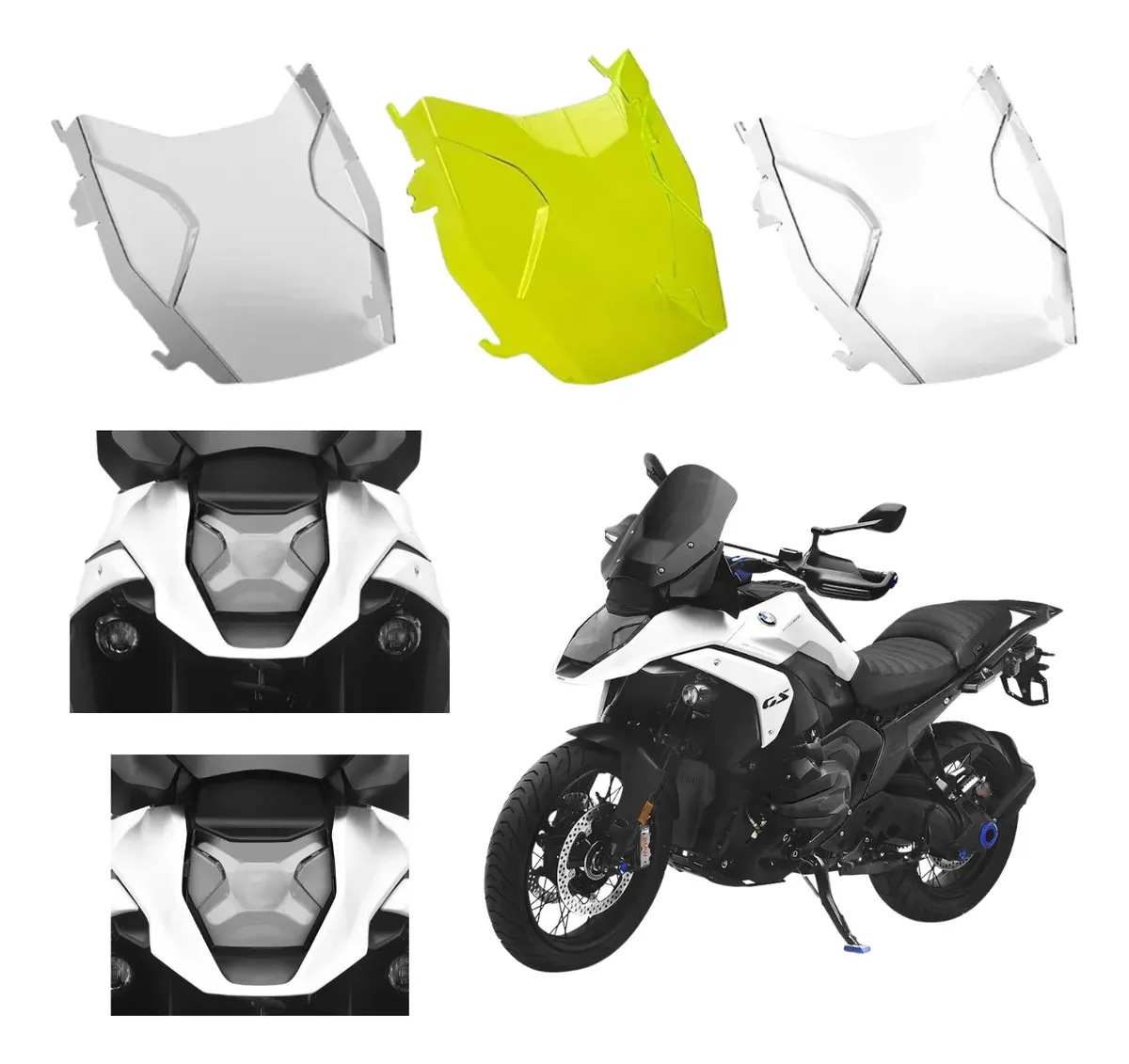 Protetor Proteção De Farol Lente Acrilico Para Bmw R1300 Gs