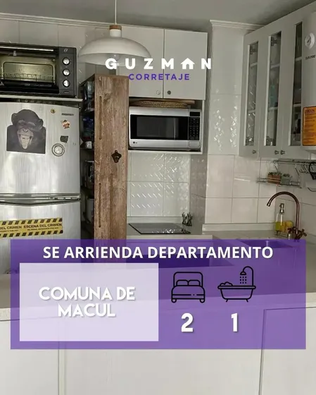 Departamento En Arriendo Macul 2d 1b