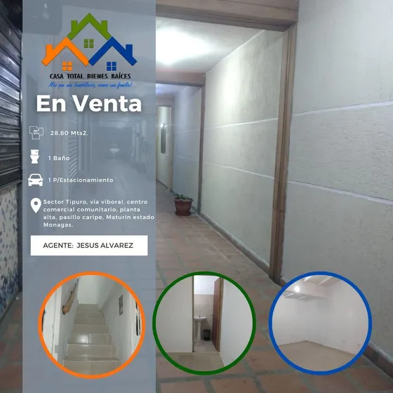 Se Vende Local En Tipuro, Centro Comercial Comunitario Maturin Estado Monagas.