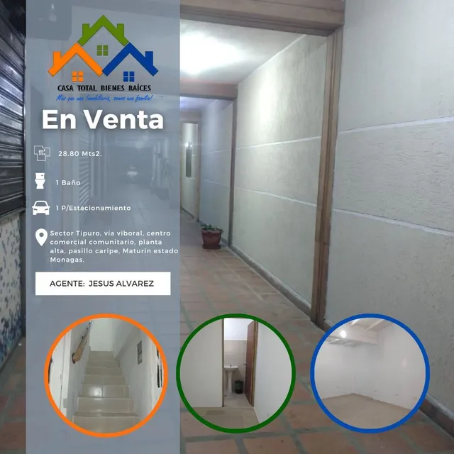 Se Vende Local En Tipuro, Centro Comercial Comunitario Maturin Estado Monagas.