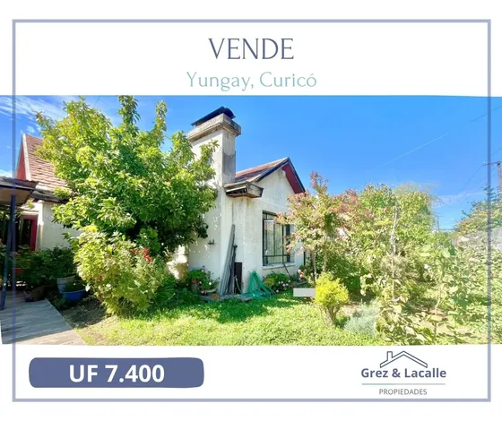 Se Vende Casa En Yungay, Curicó
