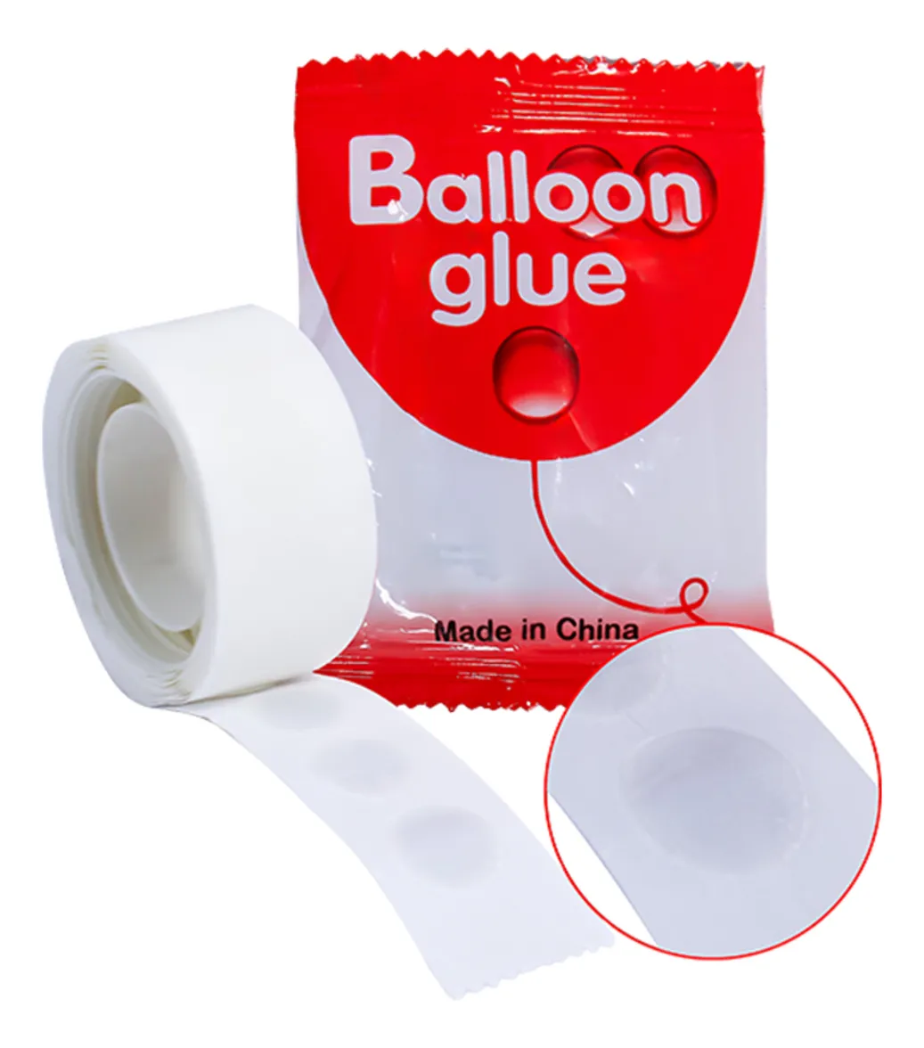 Kit 1.000 Pontos De Cola Para Balão Gota Bexiga Dupla Face