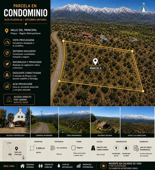 Valle Del Principal, Urbanizada, Oportunidad! (115070)