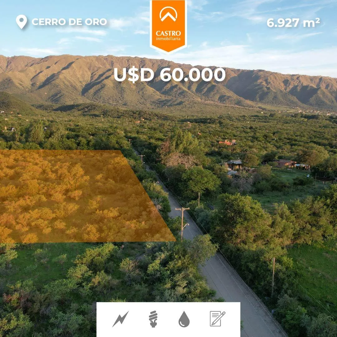 Terreno En Cerro De Oro, Villa De Merlo.
