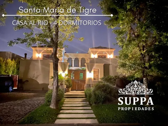 Hermosa Villa Italiana Al Río En Santa Maria De Tigre - 4 Dormitorios En Suite
