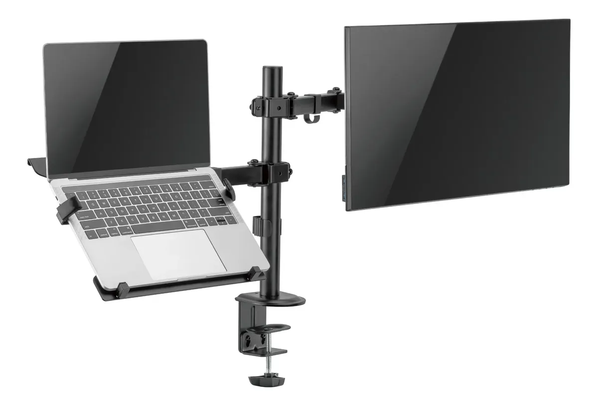 Suporte Evolut P/monitor E Notebook 17 A 32 100x100 Esn-12 Cor Preto