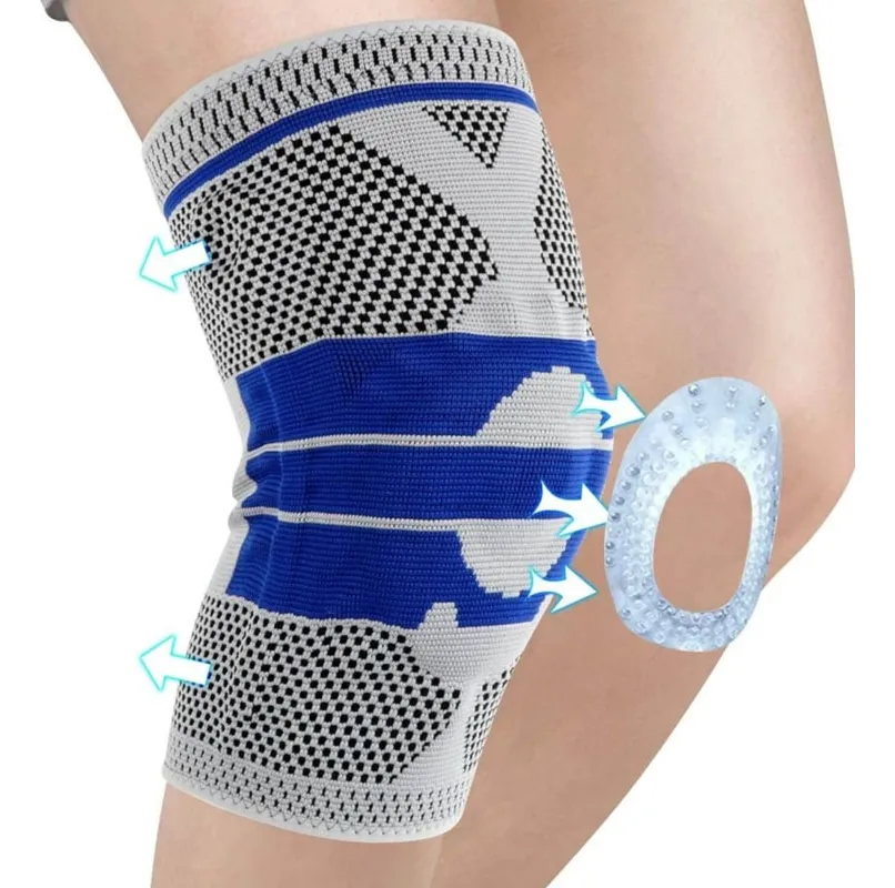Rodillera Deportiva Soporte Compresion Silicon Ortopedica