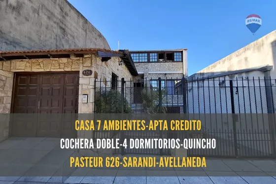 Venta Casa 7 Amb, Pasteur 626, Sarandi