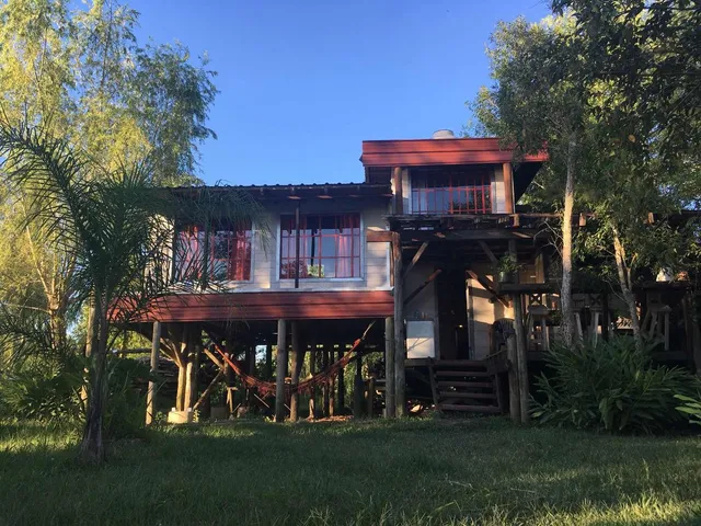 Casa-cabaña En La Isla A Orillas Del Río Paraná De Las Palmas- Cabaña En El Delta Tigre