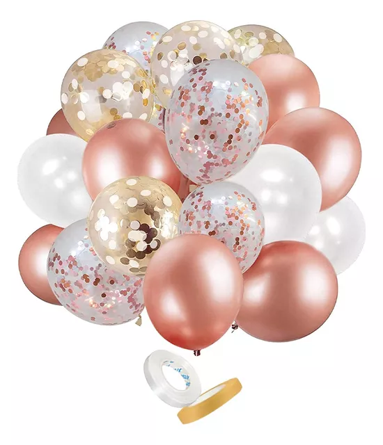 Paquete de 300 globos blancos, globos de látex blancos de 12 pulgadas para  suministros de fiesta y decoraciones