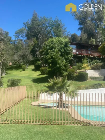 Exquisita Casa Familiar Venta Laguna Aculeo 6 Dormitorios 