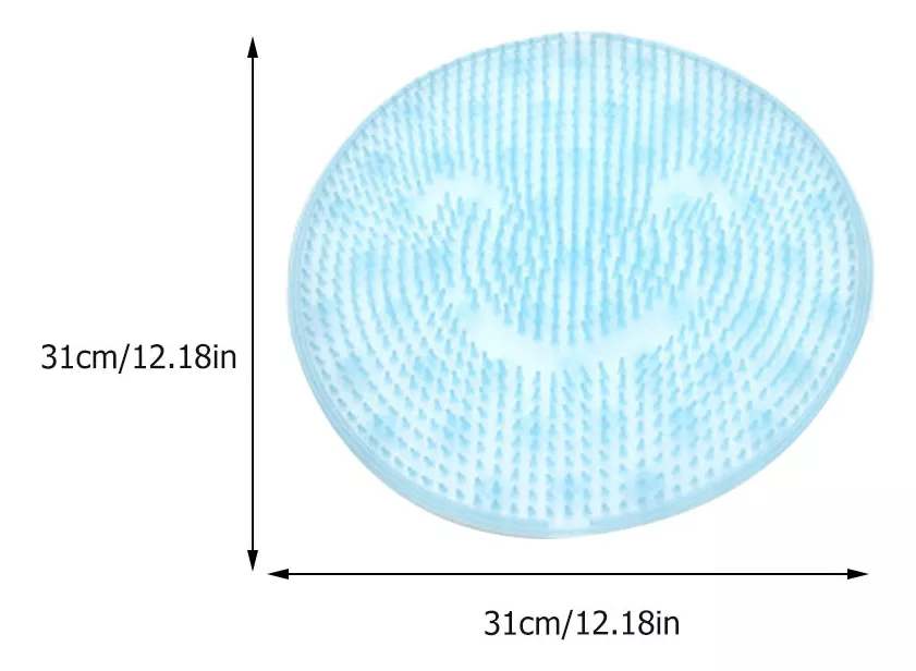 Almohadilla Limpiadora Para Cepillo De Pies Y Ducha, 2 Unida