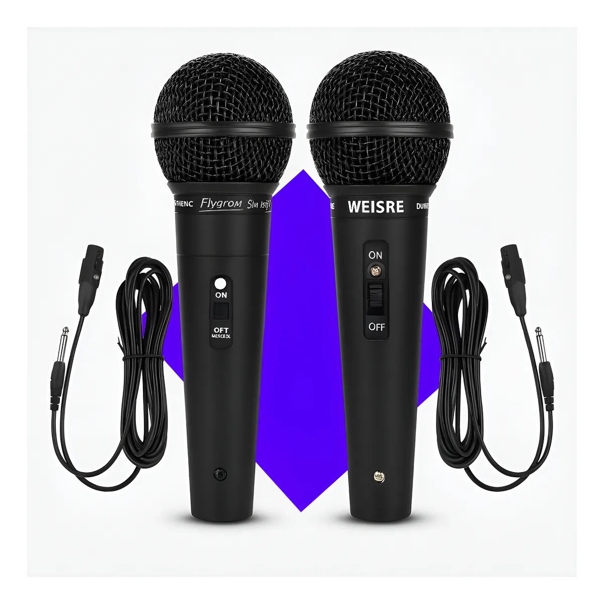 Kit 2 Microfones Profissional