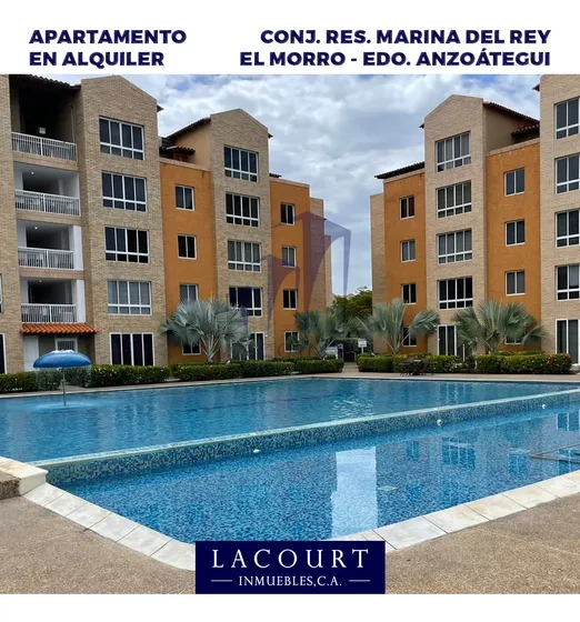 Apartamento En Alquiler En El Conj. Resd. Marina Del Rey - El Morro - Lecheria. Edo Anzoategui
