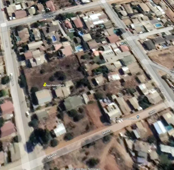 Vendo Terreno Urbano 1250 M2, Paul Harris 543, $ 245.882.000
