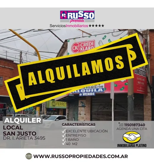 Alquiler Local Comercial San Justo