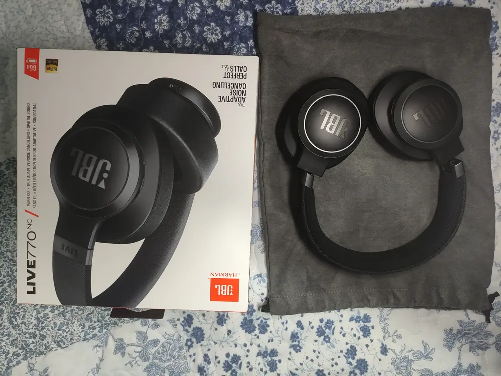 Fones De Ouvido Sem Fio Live 770nc Bluetooth Preto Jbl