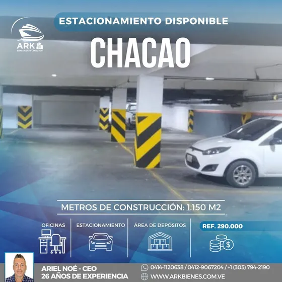 (#1051) Estacionamiento De 1.150m2, En Chacao - Caracas