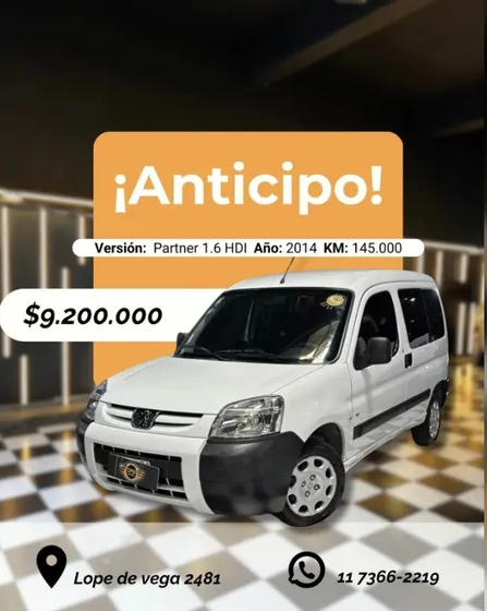 Peugeot Partner Patagónica 1.6 Hdi