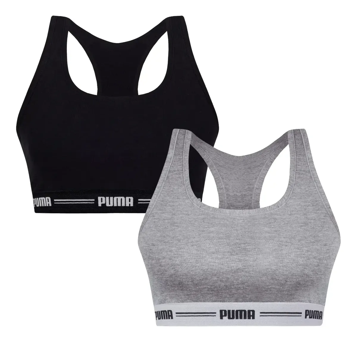 Kit 2 Top Academia Puma Treino Fitness Esportivo Algodão