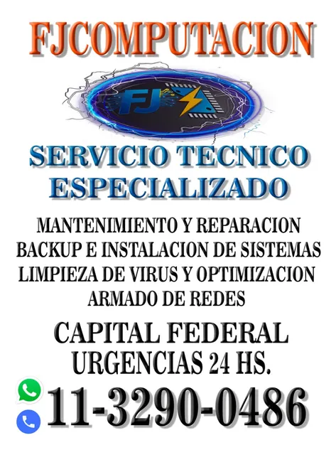 Servicio Técnico Oficial Especializado Pc Notebook Servers