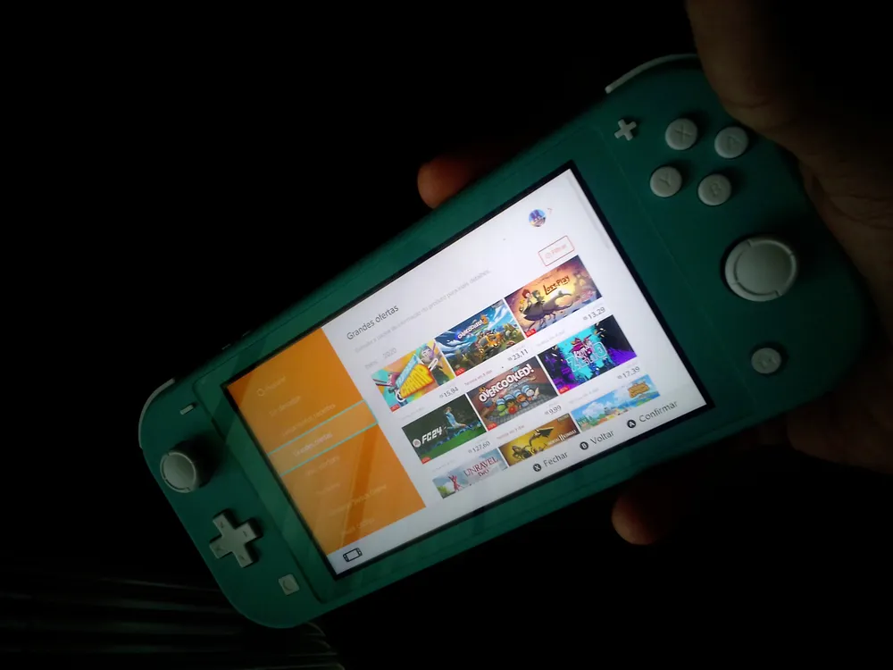 Console Nintendo Switch Lite 32gb Standard Amarelo | Parcelamento