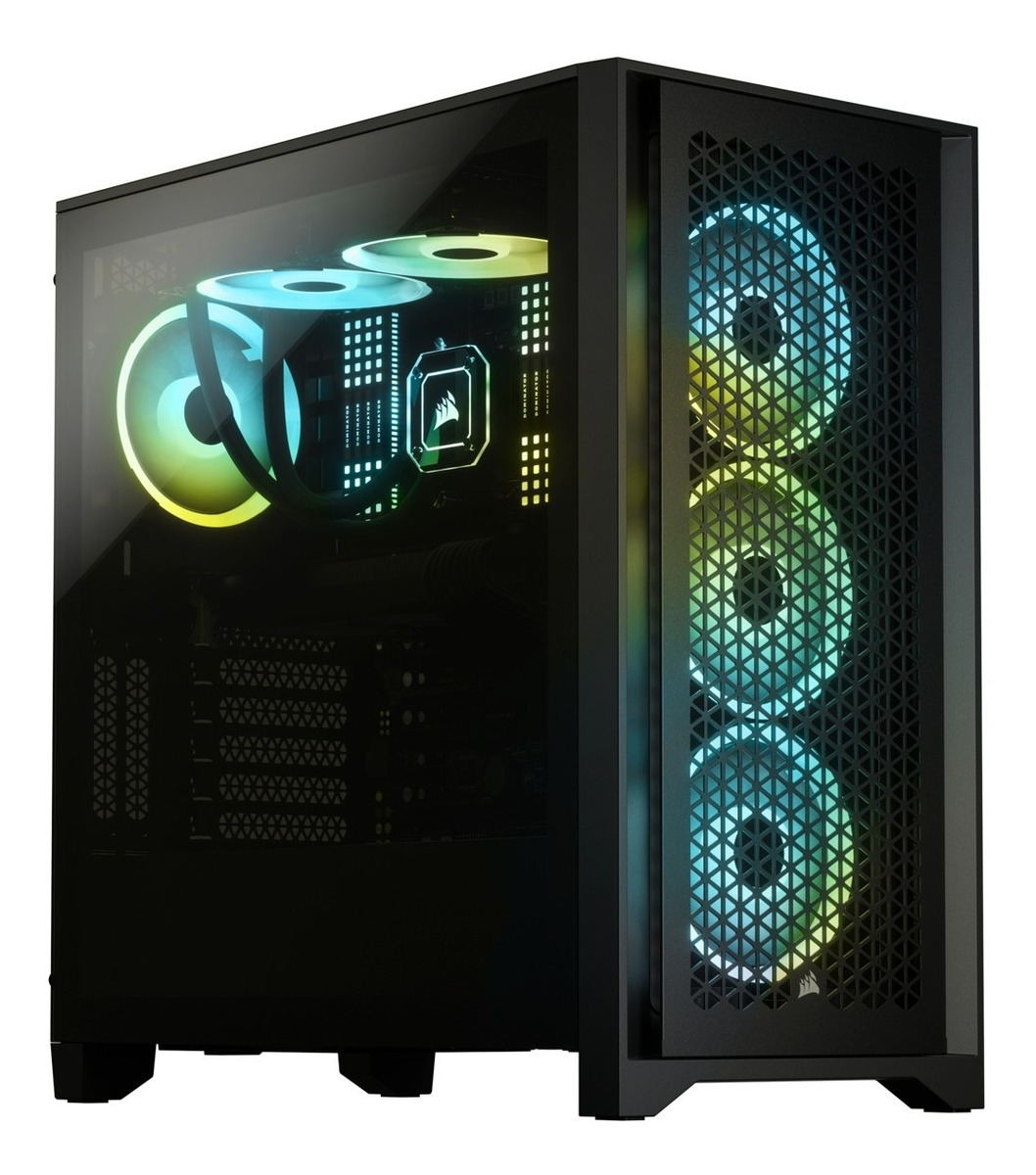 Gabinete Corsair 4000d Airflow Vidrio Templado Black CLANTH Gabinete Corsair 4000d Airflow Vidrio Templado Black CLANTH
