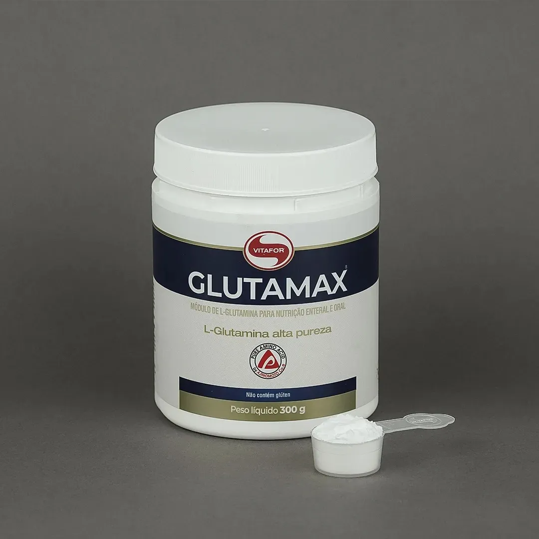 Sumplemento Em Pó Glutamax Sem Sabor 300g Vitafor
