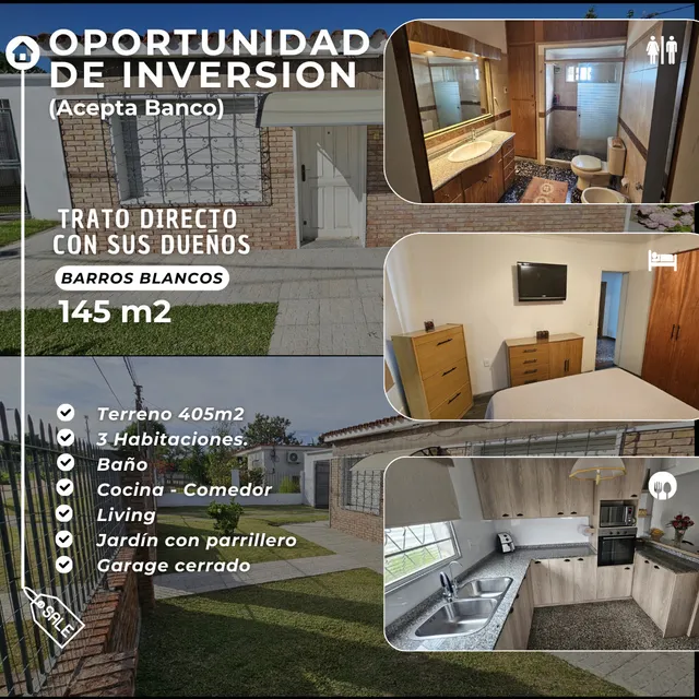 Oportunidad De Inversión!! Casa En Venta, Acepta Banco.