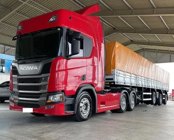 Scania R450 6x2 Ls Graneleiro - Passo A Divida