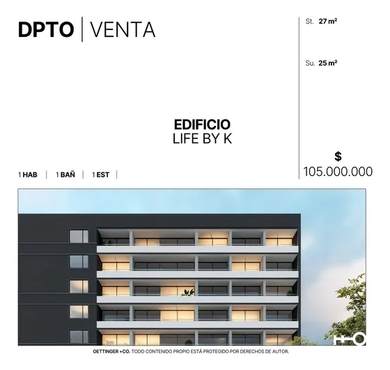 Departamento Amoblado En Venta - Edificio Life By K