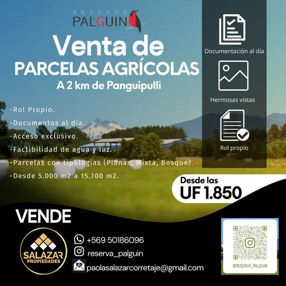 Parcelas Exclusivas En Reserva Palguin Panguipulli 34 Lotes