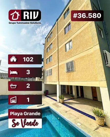 Venta-apartamento Ubicado En La Urbanización Playa Grande, Catia La Mar, Estado La Guaira.