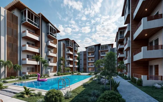  Proyecto De Apartamento Economico, En Plano, En Boca Chica Con Fideicomisos