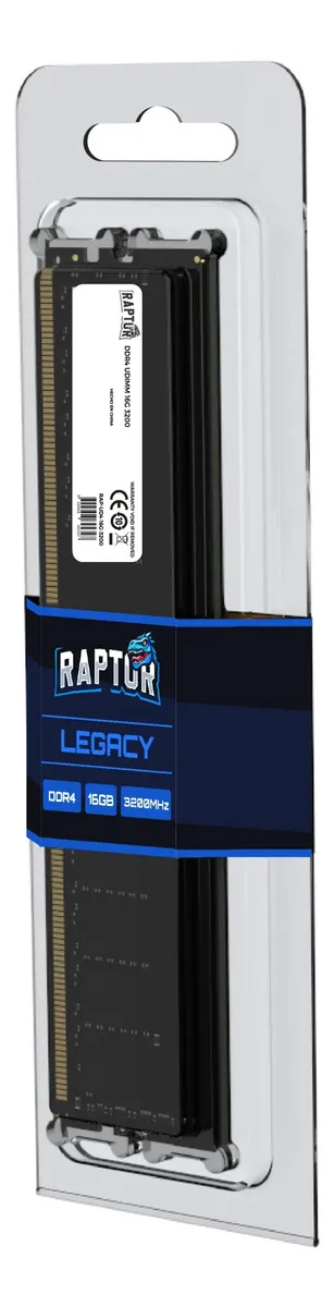 MEMORIA RAPTOR LEGACY DDR4 16GB 3200MHZ